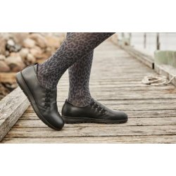 Dame loafers med elastik i siderne